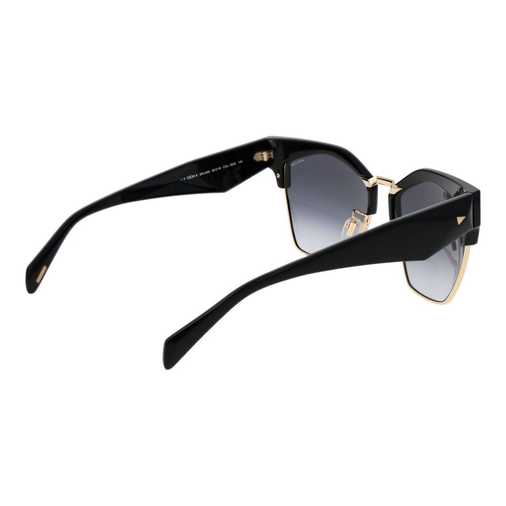 Police Black Plastic Women's Sunglasses