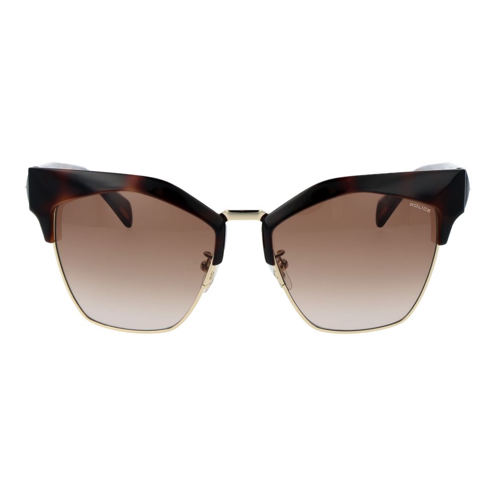 Police Brown Plastic Women's Sunglasses