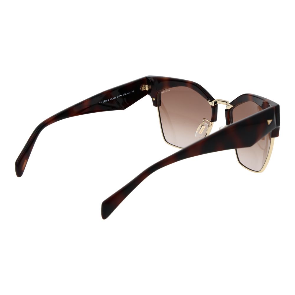 Police Brown Plastic Women's Sunglasses