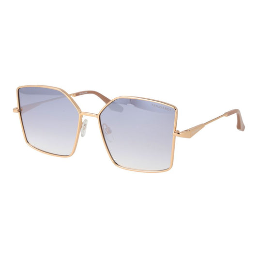 Trussardi Gold Metal Women's Sunglasses