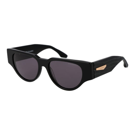 Trussardi Black Acetate Women's Sunglasses