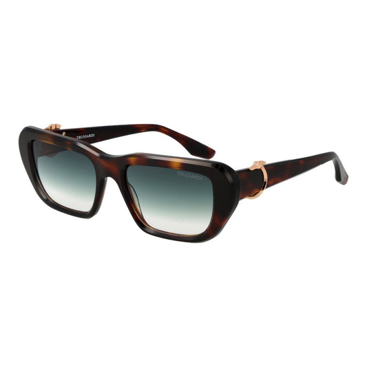 Trussardi Brown Acetate Women's Sunglasses