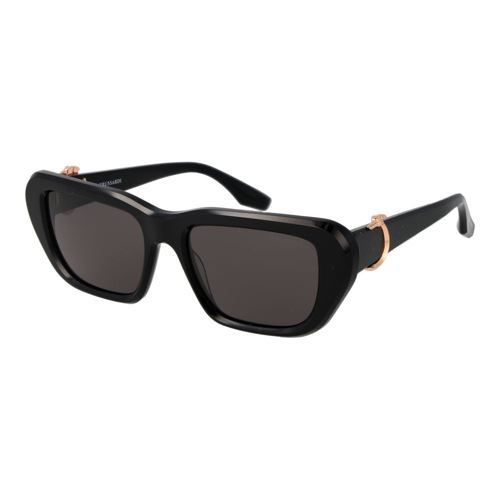 Trussardi Black Acetate Women's Sunglasses