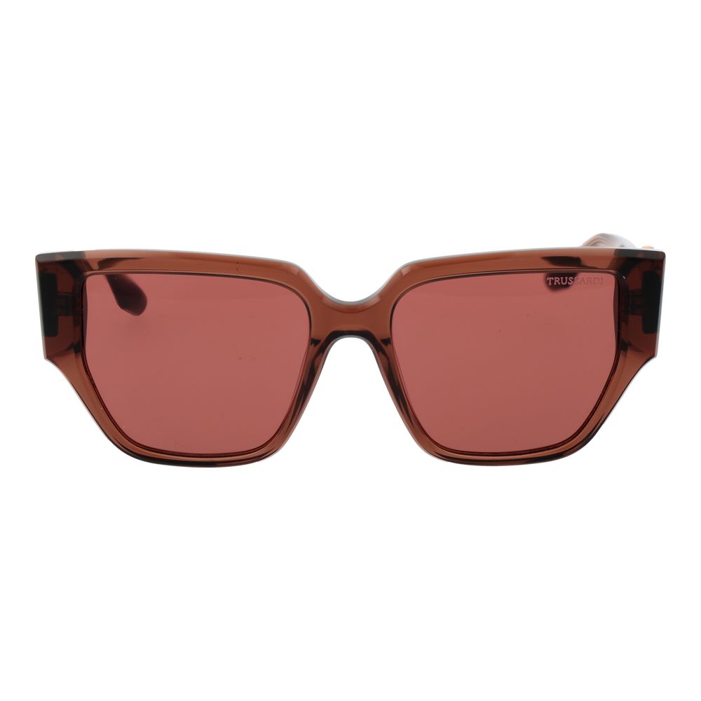 Trussardi Brown Acetate Women's Sunglasses