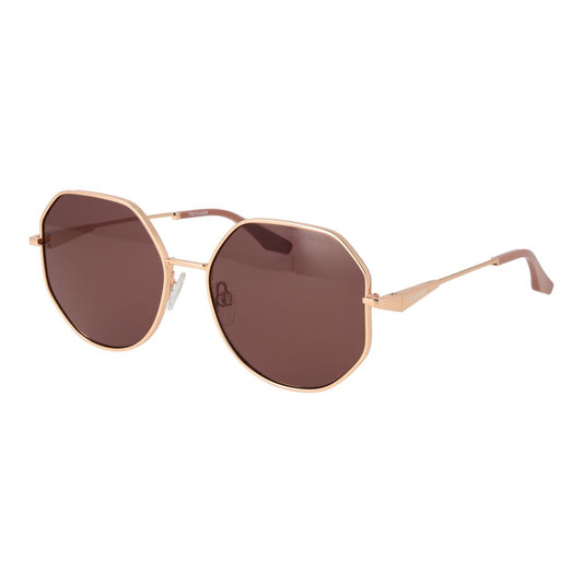 Trussardi Rose Gold Metal Women's Sunglasses