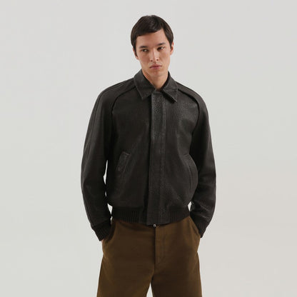 1989 Studio Brown Leather Jacket Men