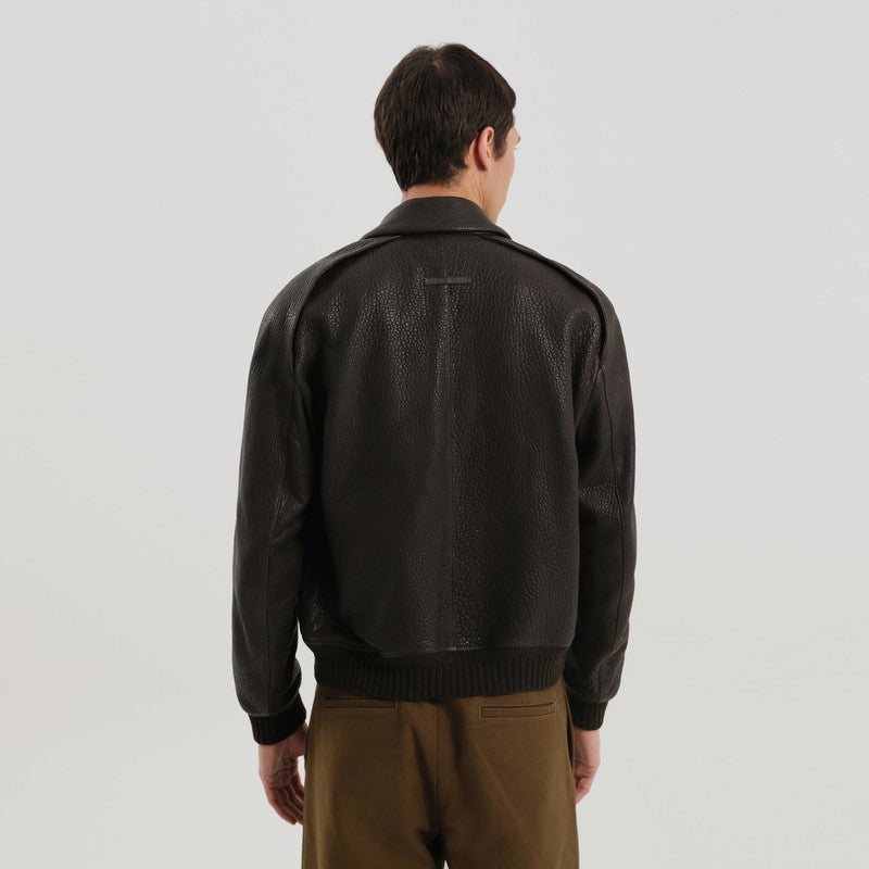 1989 Studio Brown Leather Jacket Men