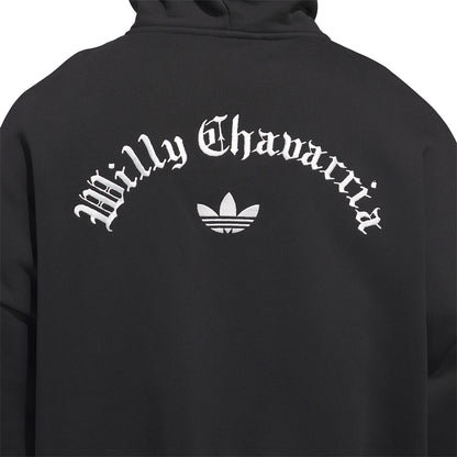 + Willy Chavarria Heavyweight Zip Hoodie 'Black'