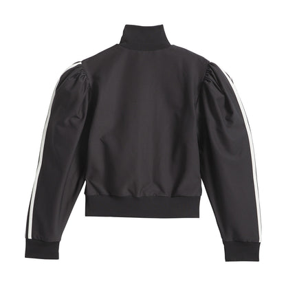 + Willy Chavarria Wmns Blouse Track Jacket 'Black'