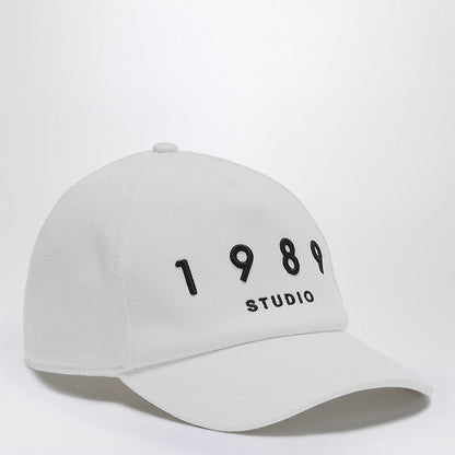 1989 Studio 1989 Studio White Baseball Cap Men