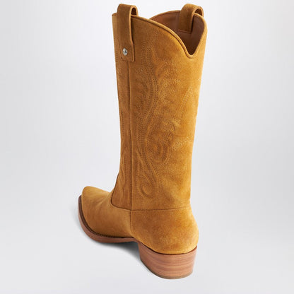 1989 Studio Brown Cowboy Boots Men