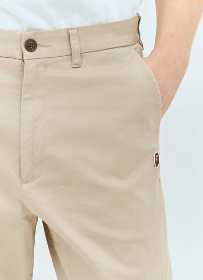 A Bathing Ape® Men Ape Head One Point Chino Pants