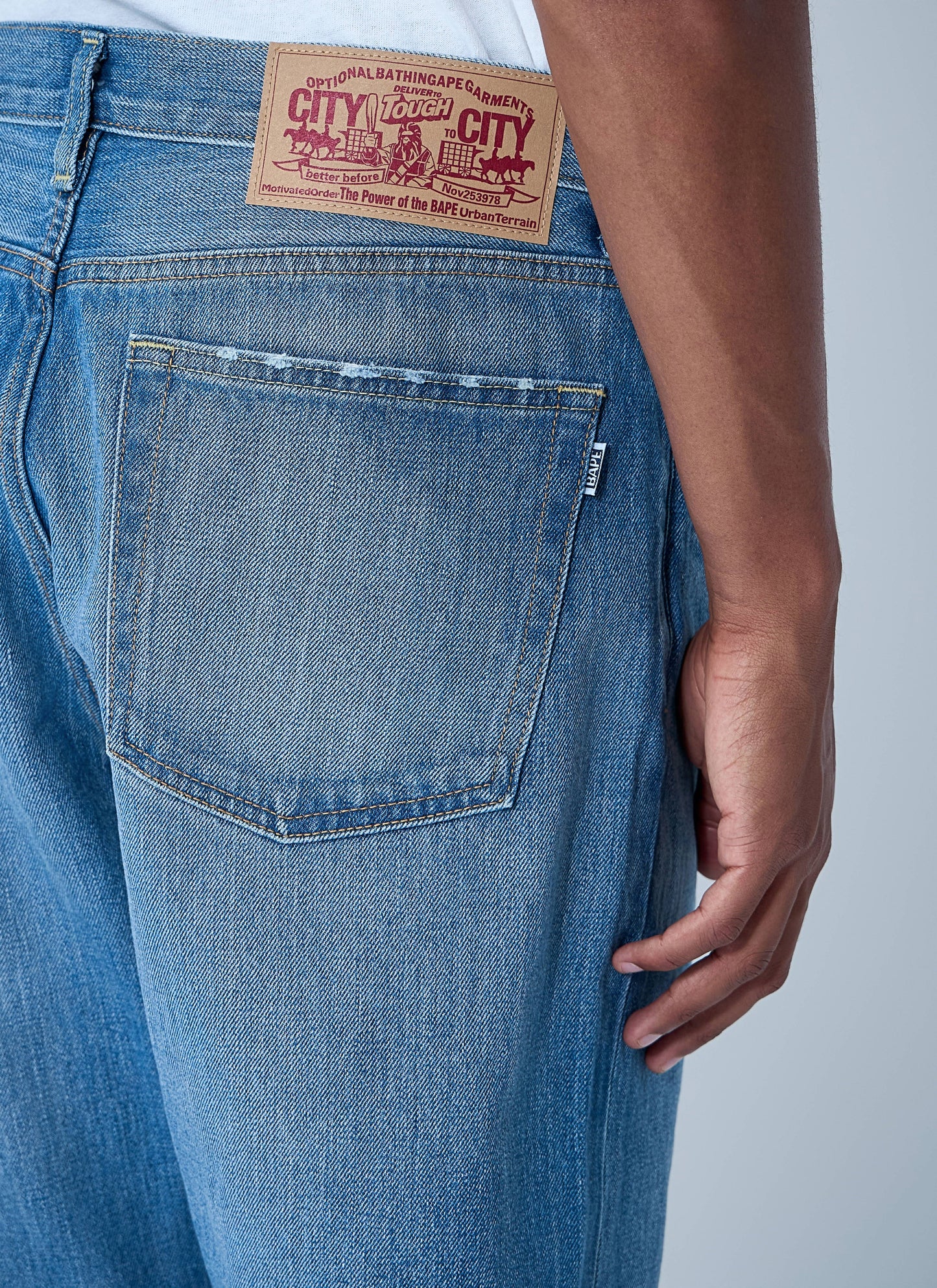 A Bathing Ape® Men Twin Sta Jeans