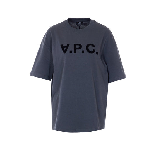 A.P.C. Men Flocked Vpc Regular T-Shirt