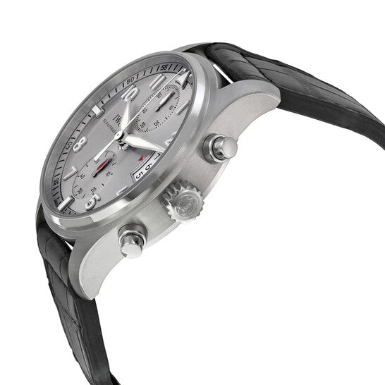 IWC Pilot Spitfire Silver Dial Chronograph Men's Watch  Item No. IW387809