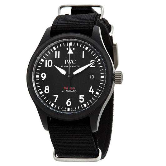 IWC Pilot Top Gun Automatic Black Dial Men's Watch  Item No. IW326901