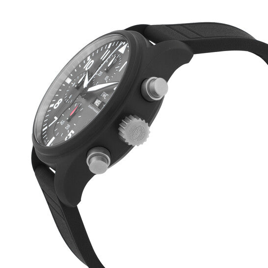 IWC Pilot's Top Gun Chronograph Automatic Black Dial Men's Watch  Item No. IW389401