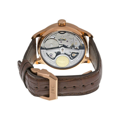 IWC Portuguese Automatic Silver Dial 18kt Rose Gold Men's Watch 5001-13 Item No. IW500113