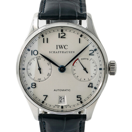 IWC Portuguese Automatic Steel Blue Men's Watch  Item No. IW500107