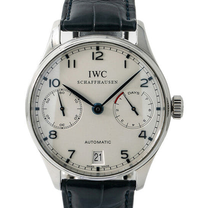 IWC Portuguese Automatic Steel Blue Men's Watch  Item No. IW500107