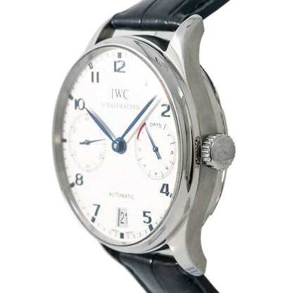 IWC Portuguese Automatic Steel Blue Men's Watch  Item No. IW500107