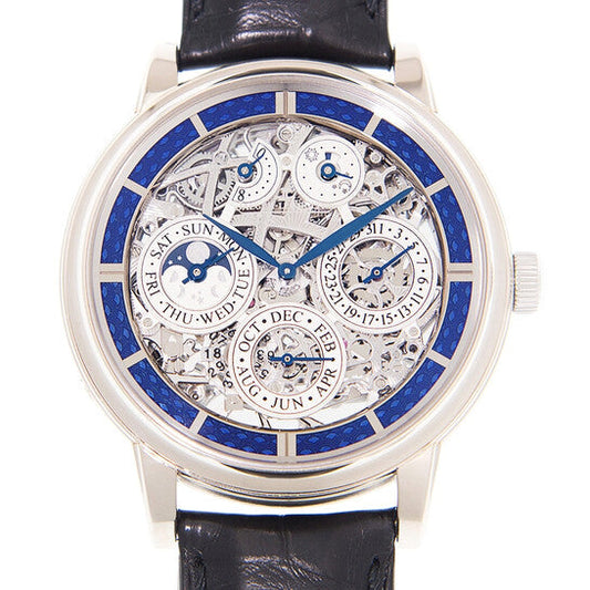 Jaeger LeCoultre Master Grande Tradition Skeleton Dial Men's Watch  Item No. Q50635SQ