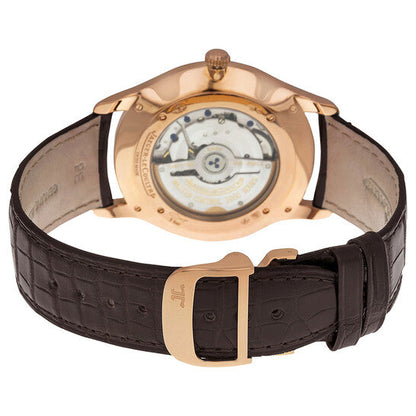 Jaeger LeCoultre Master Grande Ultra Thin Beige Dial Dark Brown Leather Men's Watch  Item No. Q1352420