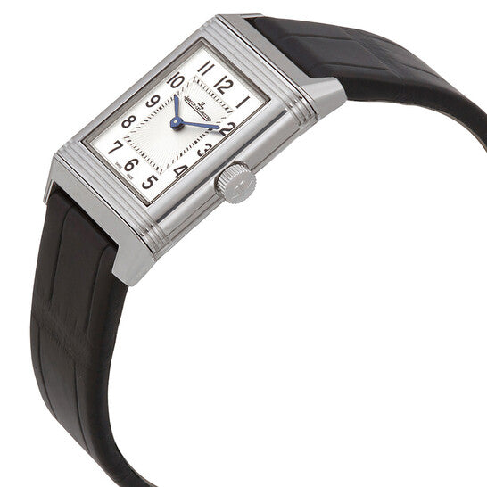 Jaeger LeCoultre Reverso Classic Silver Dial Ladies Leather Watch  Item No. Q2608530