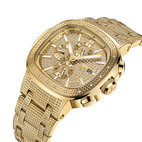 JBW Heist Quartz Diamond Gold Dial Men's Watch  Item No. J6380A