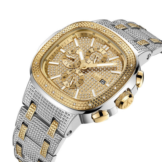 JBW Heist Quartz Diamond Gold Dial Men's Watch  Item No. J6380B