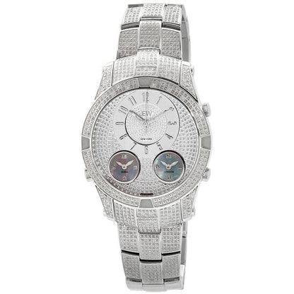 JBW Men's Jet Setter III 1.18 ctw Diamond Stainless Steel Watch  Item No. J6348B