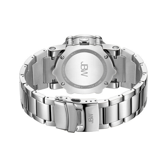 JBW Phantom Chronograph Quartz Diamond Silver Dial Men's Watch  Item No. JB-6215-200-B