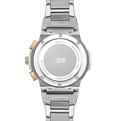 JBW Saxon Quartz White Dial Unisex Watch  Item No. JB-6101-N