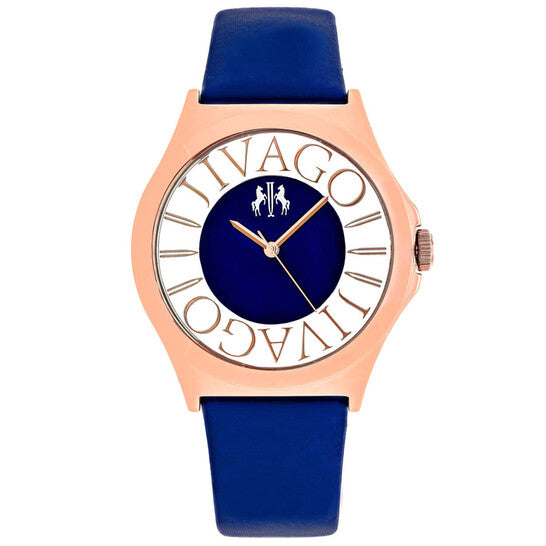 Jivago Fun Quartz Blue Dial Ladies Watch  Item No. JV8435