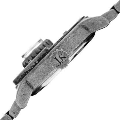 Joshua And Sons Quartz Compass White Dial Men's Watch  Item No. JX139SS