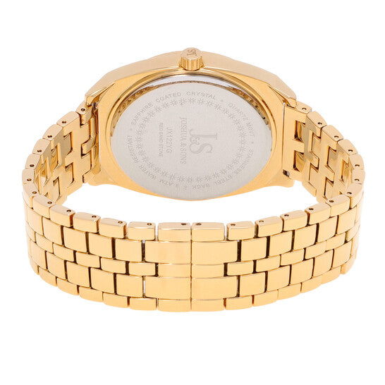 Joshua And Sons Joshua & Sons Orange Sand Stone Dial Men's Watch  Item No. JX122YG