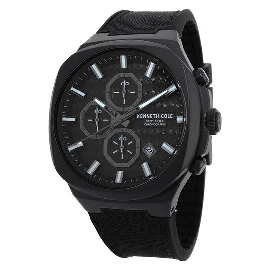 Kenneth Cole New York Chronograph Quartz Black Dial Men's Watch  Item No. KCWGO0059603