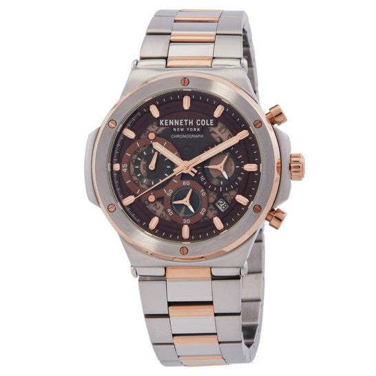 Kenneth Cole New York Chronograph Quartz Brown Dial Men's Watch  Item No. KCWGI0047304