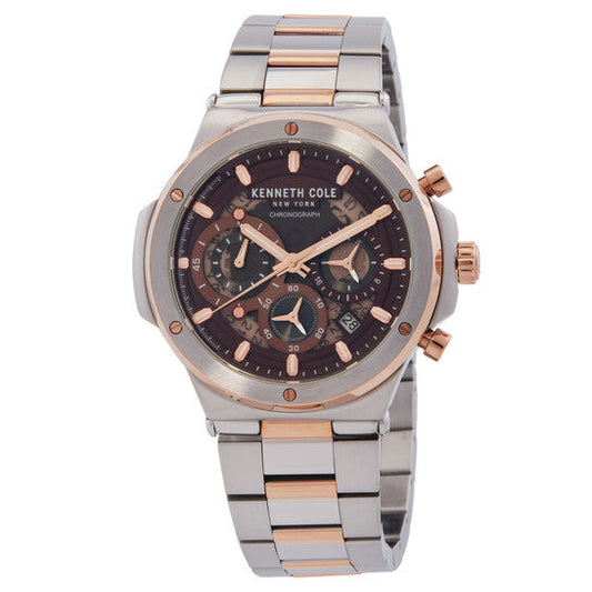 Kenneth Cole New York Chronograph Quartz Brown Dial Men's Watch  Item No. KCWGI0047304