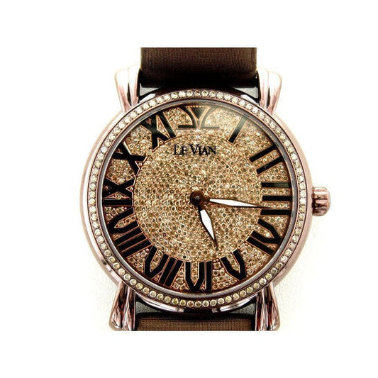 Le Vian Medallion Quartz Diamond Men's Watch  Item No. LV137RSDI