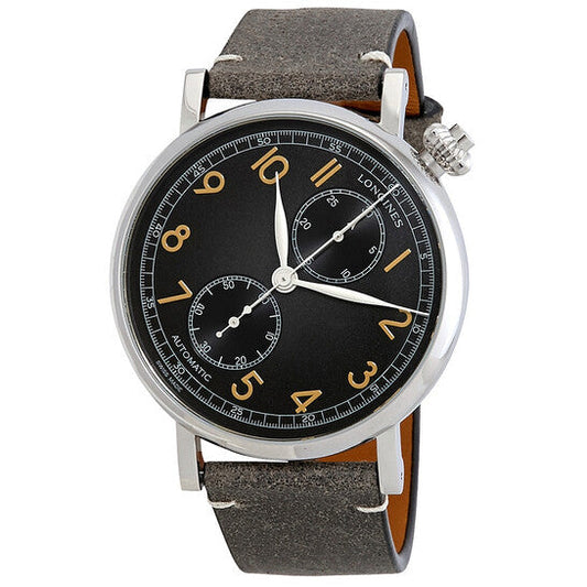Longines Aviation Type A-7 USA Limited Edition Black Grained Dial Automatic Men's Watch L28234532 Item No. L2.823.4.53.2