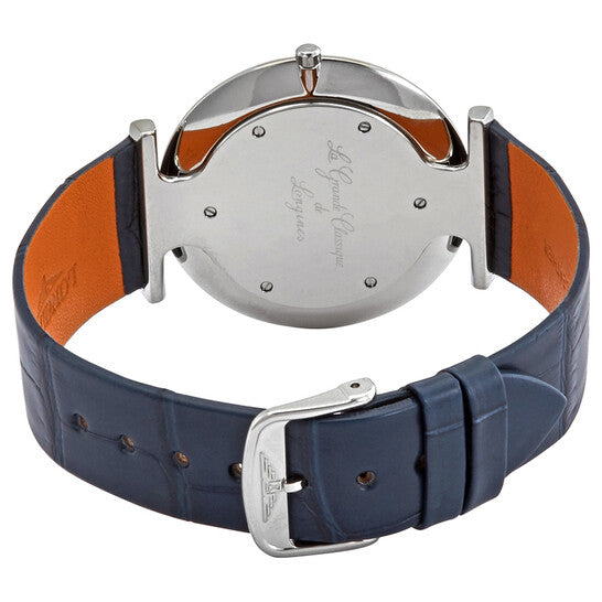 Longines Blue Sunray Dial Blue Leather Men's Watch  Item No. L4.766.4.95.2