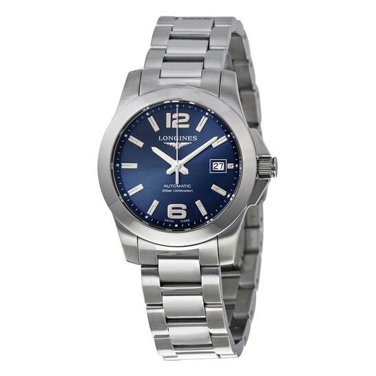 Longines Conquest Automatic Blue Dial Stainless Steel Ladies Watch  Item No. L3.276.4.99.6