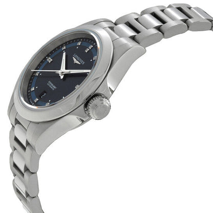 Longines Conquest Automatic Diamond Blue Dial Ladies Watch  Item No. L3.320.4.97.6