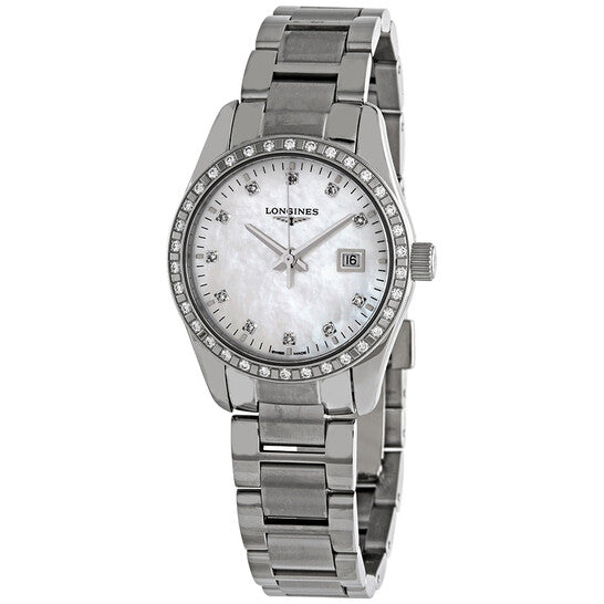 Longines Conquest Classic Quartz Diamond Ladies Watch  Item No. L2.286.0.87.6