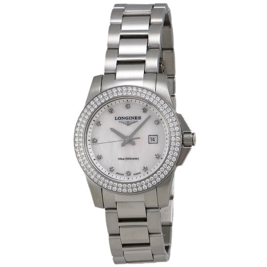 Longines Conquest Quartz Diamond Ladies Watch  Item No. L3.258.0.87.6