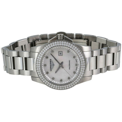 Longines Conquest Quartz Diamond Ladies Watch  Item No. L3.258.0.87.6