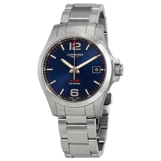 Longines Conquest V.H.P. Blue Dial Men's Watch  Item No. L37164966