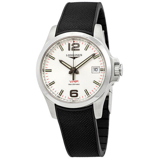 Longines Conquest V.H.P. White Dial Men's Watch L37164769 Item No. L3.716.4.76.9
