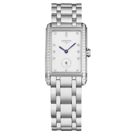 Longines Dolcevita Quartz Diamond White Mother of Pearl Dial Ladies Watch  Item No. L5.512.0.87.6